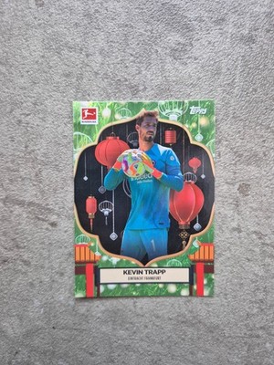 Kevin Trapp Eintracht Frankfurt 2023 Topps Chrome Bundesliga Insert FOL-KT Jade