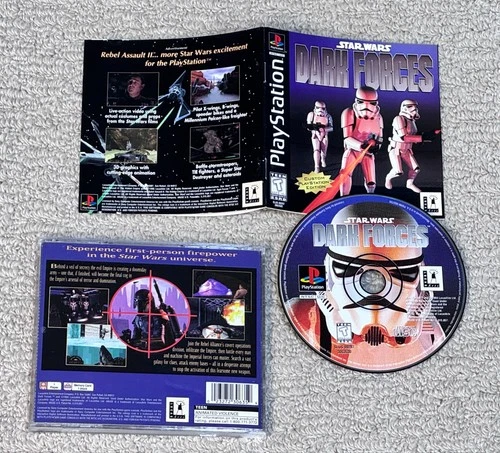 Star Wars Dark Forces (Sony PlayStation 1, PS1) Complete Game CIB - Tested