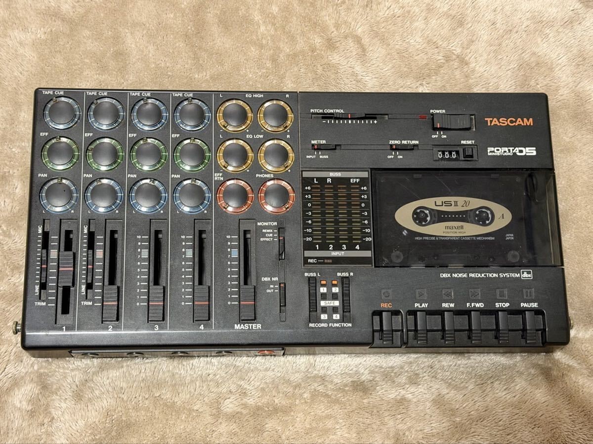 Tascam Porta 05 Ministudio Multitrack Cassette Recorder 4-track 4 