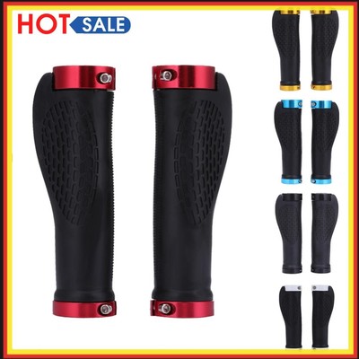 Ergonomic Rubber MTB Mountain Bike Bicycle Handlebar Grips Cycling Lock-On