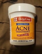 De La Cruz Maximum Strength Acne Medicated Treatment 10 Sulfur 2.6 oz