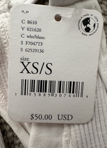 Free People FP MOVEMENT Happiness Runs Henley Tank in White Size XS/S - Picture 8 of 9