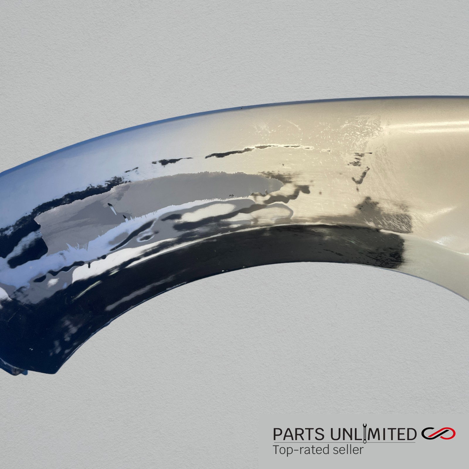 14-17 Maserati Ghibli OEM Left driver side fender STOCK factory silver -REPAIRED