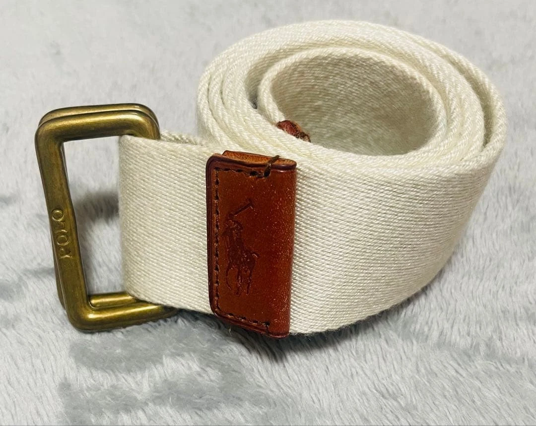 Polo Ralph Lauren Leather White Belts for Men for sale | eBay