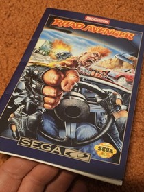 road avenger sega cd Manual Only With Registration Card.  No Game or Box