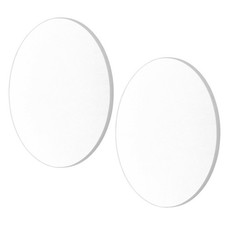 2Pcs High Precision Glass Double Concave Lenses for Science Teaching Tools
