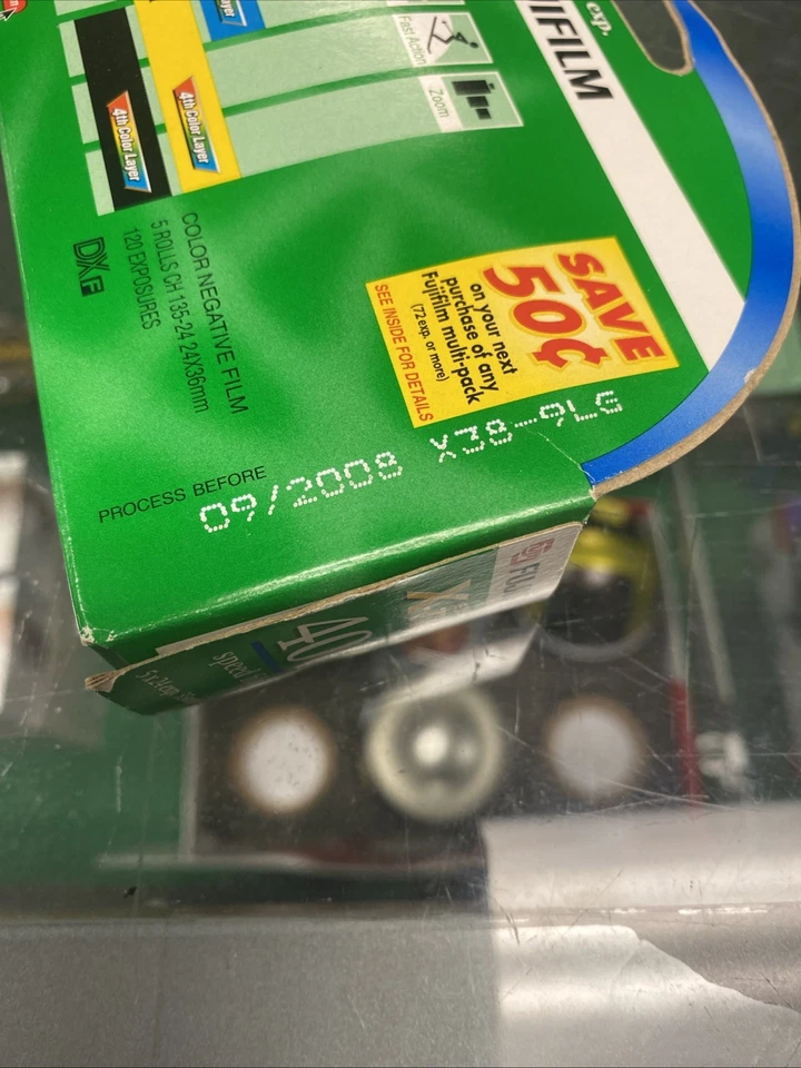 Fujifilm 5x24 Exp Superia X-TRA 400 35mm Film 4+1 Pack XTRA400 NEW Exp 2008 - Image 3 of 3