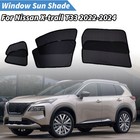 Magnetic Window Sun Shade Sun Mesh Blind For Nissan X-trail Xtrail T33 2022-2024