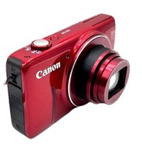 Cannon Power Shot SX600 HS 16.0mp 18x Optical Zoom Camera Red- New Battery