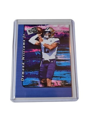 🔥Demond Williams Jr. 2024 Leaf Collective 2000 Press Pass  #/50