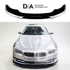 F�r BMW 5er F10 F11 LCI STANDARD Glanz Schwarz Front Splitter Spoiler 2015-17
