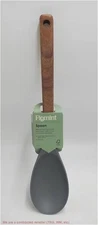 Acacia Wood/Nylon Solid Kitchen Spoon Gray - Figmint