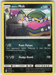 Alolan Muk 131/236 Cosmic Eclipse Rare