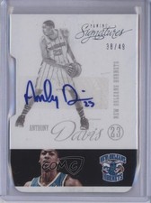 2012-13 Panini Signatures Die-Cut 38/49 Anthony Davis #1 Auto 2w7