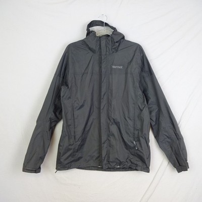 Marmot Precip Eco Jacket Herren Medium schwarz leichte Regenjacke belüftet