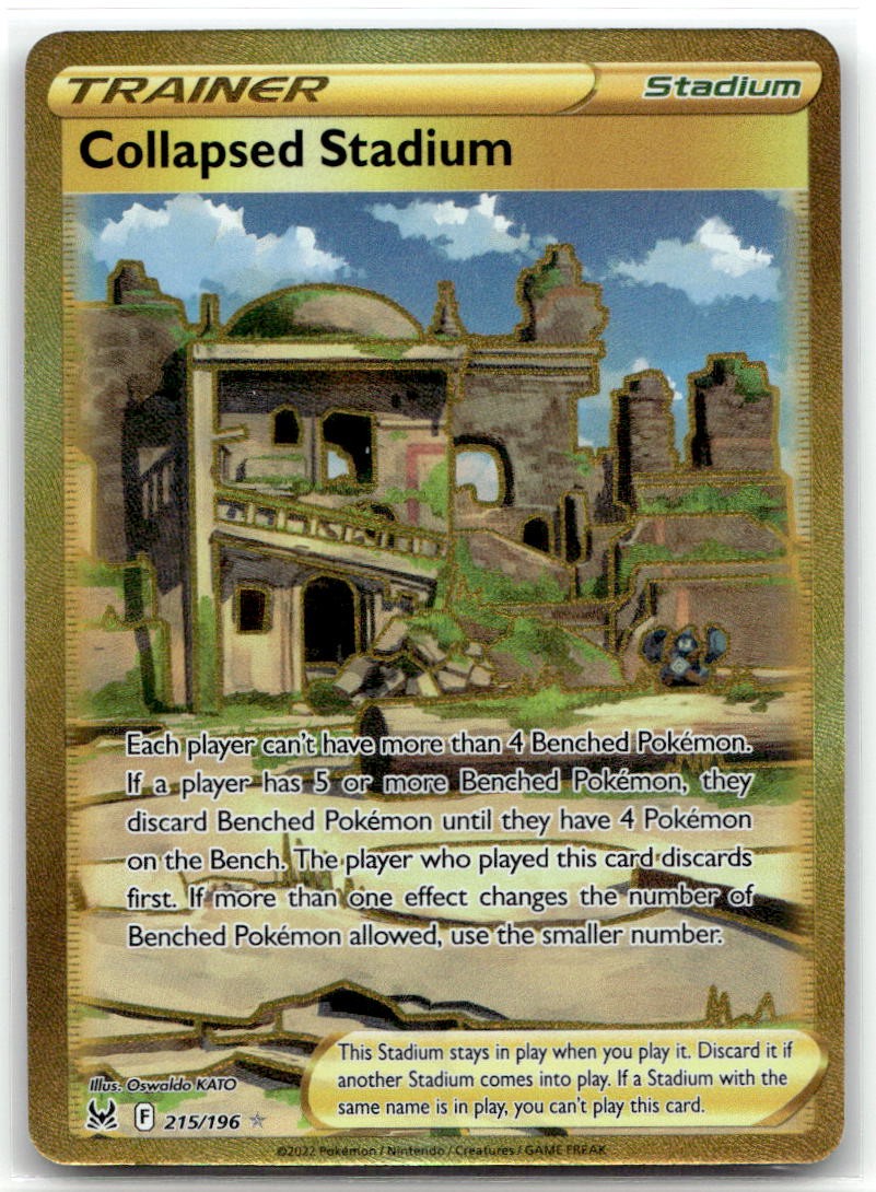 Collapsed Stadium (Secret) SWSH11: Lost Origin - Holofoil [215/196] - NM