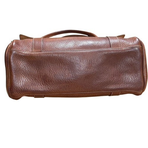 Mulberry Natural Leather East West Bayswater Oak Turnlock Satchel Bag Dust Bag - Picture 10 of 10