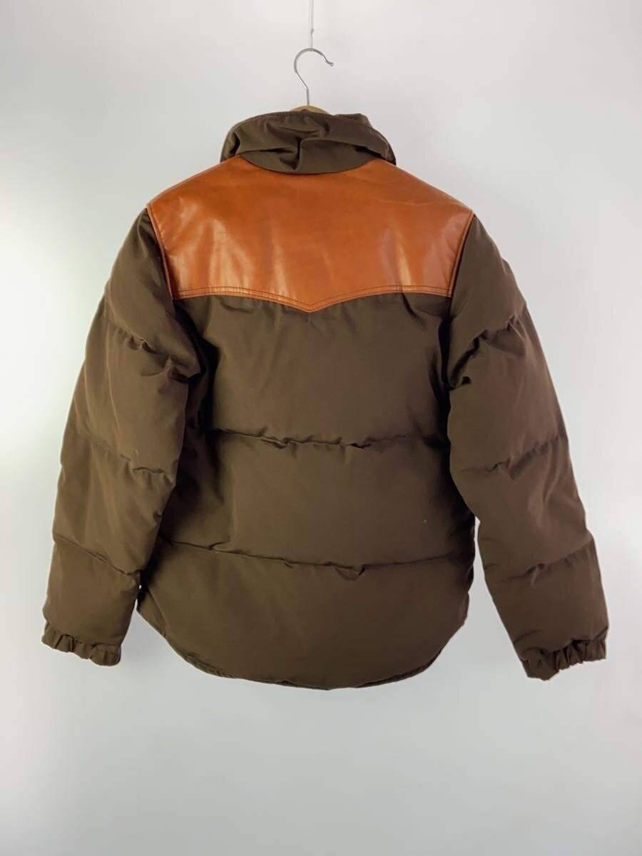Schott Down Jacket Nylon Brown M - image 2