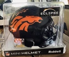 Denver Broncos NFL Drew Lock Signed Eclipse Mini Helmet Beckett Certification