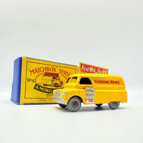 Matchbox Lesney 42a Bedford Evening News Van MW Matchbox Regular Wheels