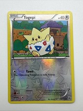 Togepi 102/135 B&W Plasma Storm Pokemon Card Reverse Holo Foil Rare MP on eBay