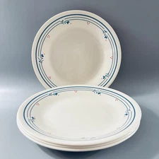 4 Corelle Country Violets Bread Dessert Plates Corning Luncheon Set of 4