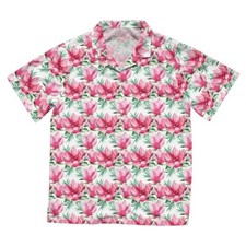 Floral Pattern Of Exotic Flowers Hawaiian Shirt Aloha Flower Hawaiian Shirt