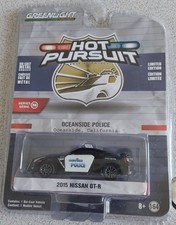 Greenlight Hot Pursuit 2015 Nissan GT-R Oceanside California Police