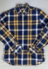 J Crew Slim Fit Long Sleeve Button Front Sport Shirt. Multi-Plaid, Men's M. NWOT