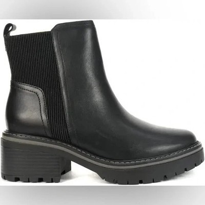 Naturalizer Jadyn Black Leather Chelsea Boots H7228L3001 40