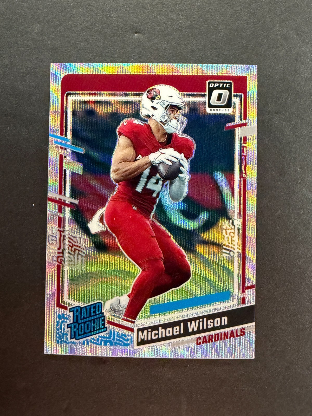Michael Wilson 2023 Panini Donruss Optic Rated Rookie Wave /300 #204