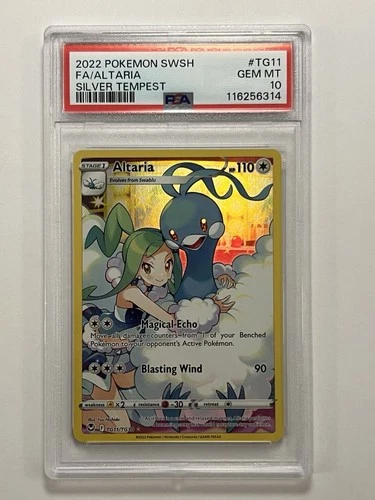 Altaria TG11/TG30 Swsh12: Sword & Shield - Silver Tempest Trainer Gallery PSA 10