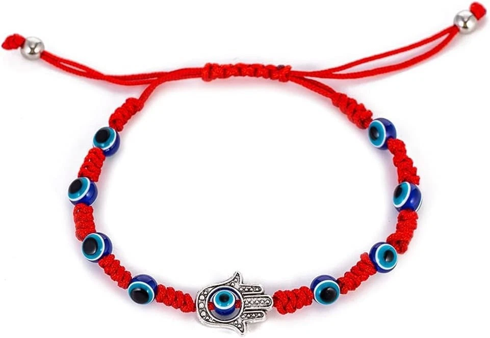 Bracciale con mano di Hamsa, braccialetto contro il
