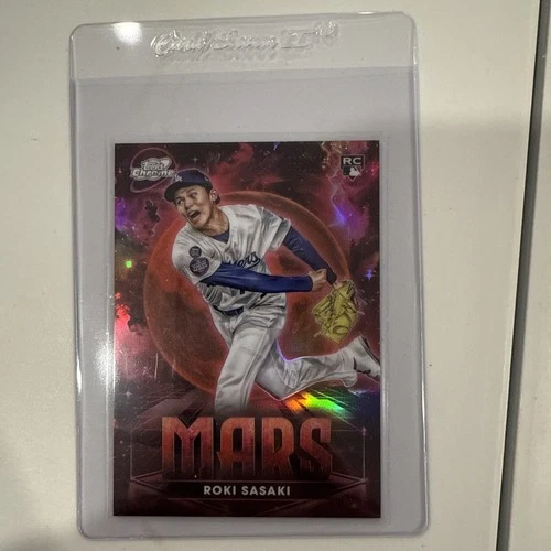 ROKI SASAKI 2025 Topps Chrome Cosmic - Planetary Pursuit MARS DODGERS SSP