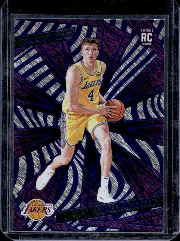 2024-25 Panini Revolution Dalton Knecht RC Blue Storm Rookie #109 Lakers