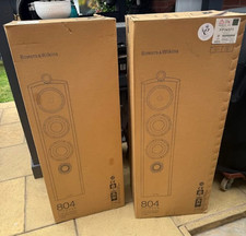 B&W Bowers & Wilkins 804 D2 EMPTY Speakers very good condition Factory Boxes