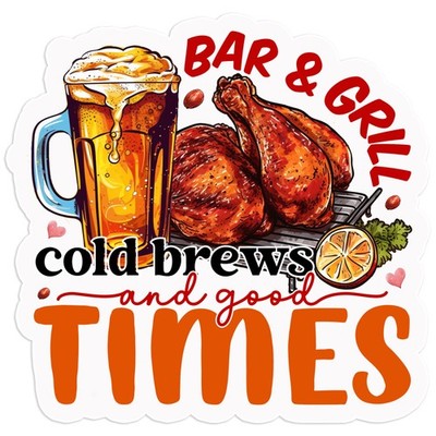 Cold Brew Good Times - Vinyl Decal Sticker - Car Window Laptop - #1072