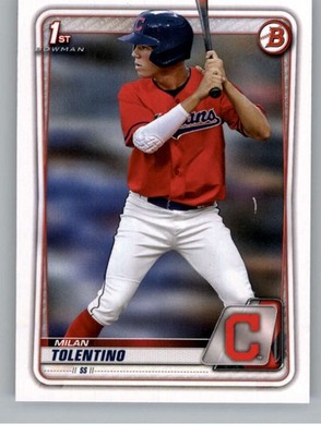 2020 Bowman Draft #BD-4 Milan Tolentino Indians NM-MT ID:45970 ID:45970