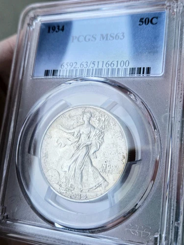 1934 PCGS MS63 Walking Liberty Half Dollar