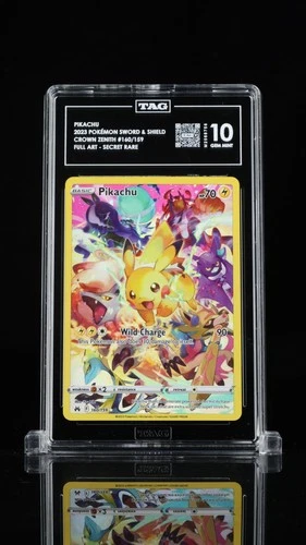 PIKACHU 2023 POKÉMON SWORD & SHIELD #160/159 TAG 10