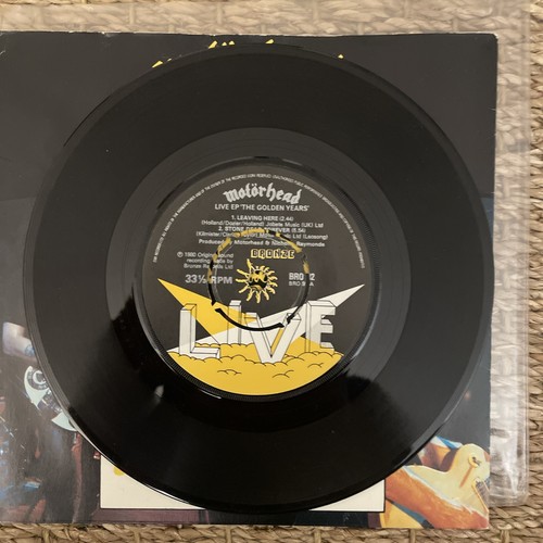 Motorhead, The Golden Years Live, 1980 1st press 7” Live EP, EX EX - Picture 13 of 14