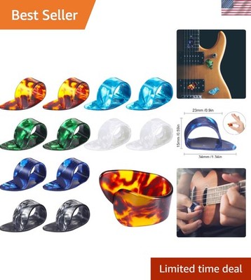 Thumb Finger Picks, Flat Thumbpicks, Celluloid Hand Guitar Pick Plectrum