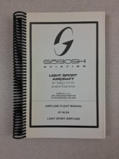 Original 2007 Gobosh AT-4 LSA Flight Manual P...