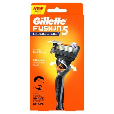 Gillette Fusion 5 Proglide Razor for Men, 5 Blades, Flexi Head & Beard Shaper