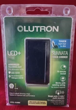 NEW Lutron Sunnata LED+ Multi Location Touch Dimmer Black STCL-153MH-Black