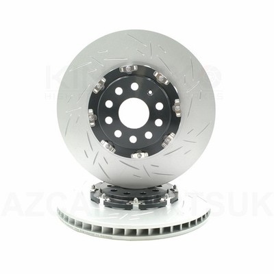 FÜR AUDI S3 (8P) 06-13 ZWEITEILIGE SCHWIMMENDE BREMSSCHEIBEN PAAR VORNE 345mm X 30mm