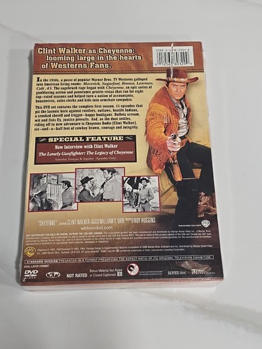 Cheyenne: the Complete First Season (DVD, 1955) Clint Walker 15 Episodes NEW OOP - Picture 2 of 5