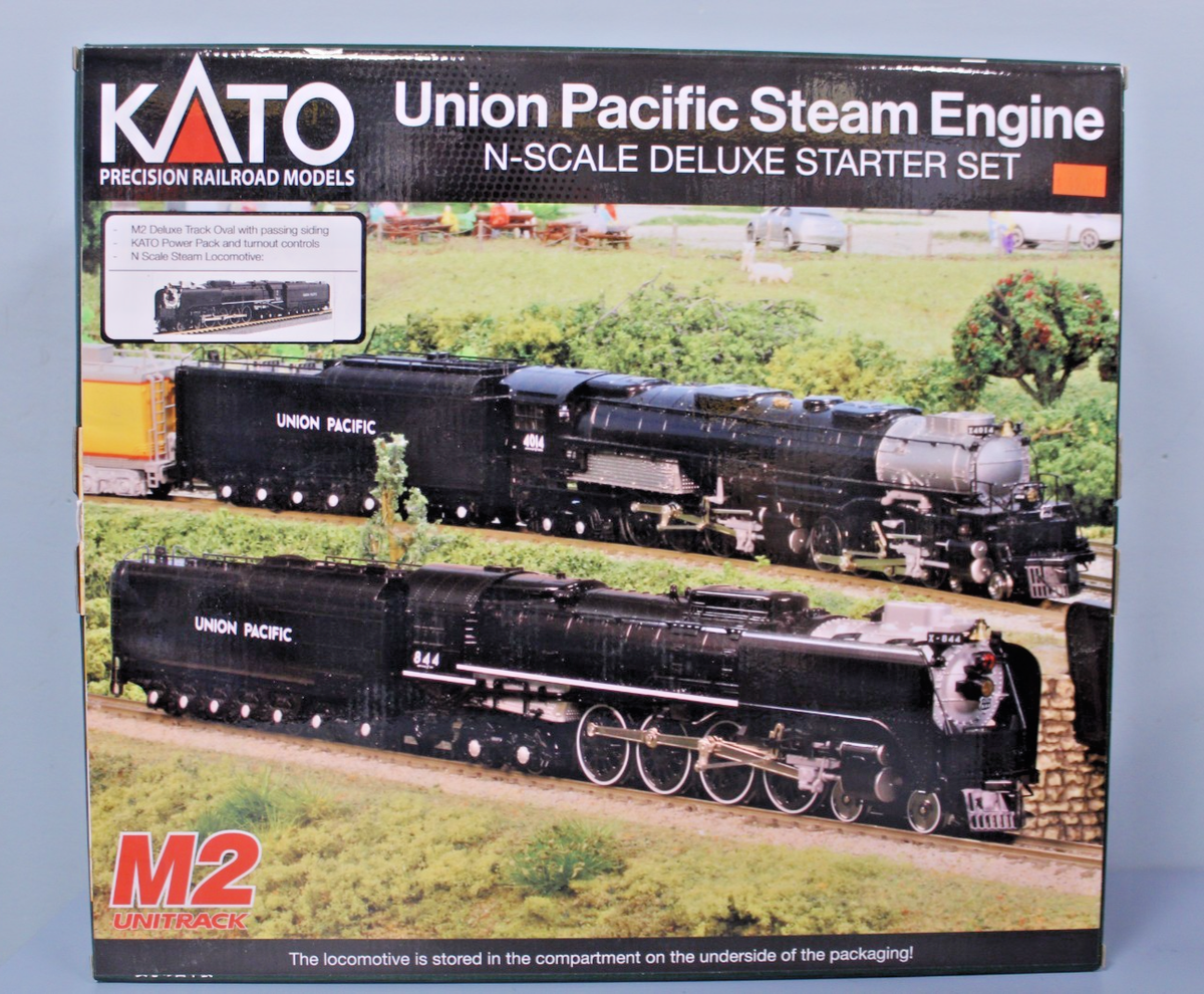 Kato 107-0002 Union Pacific FEF 844 Deluxe Starter Set w/ M2 Oval