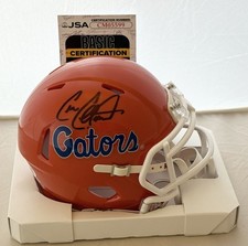 Cris Collinsworth signed Florida Gators Tom Petty mini helmet autographed JSA