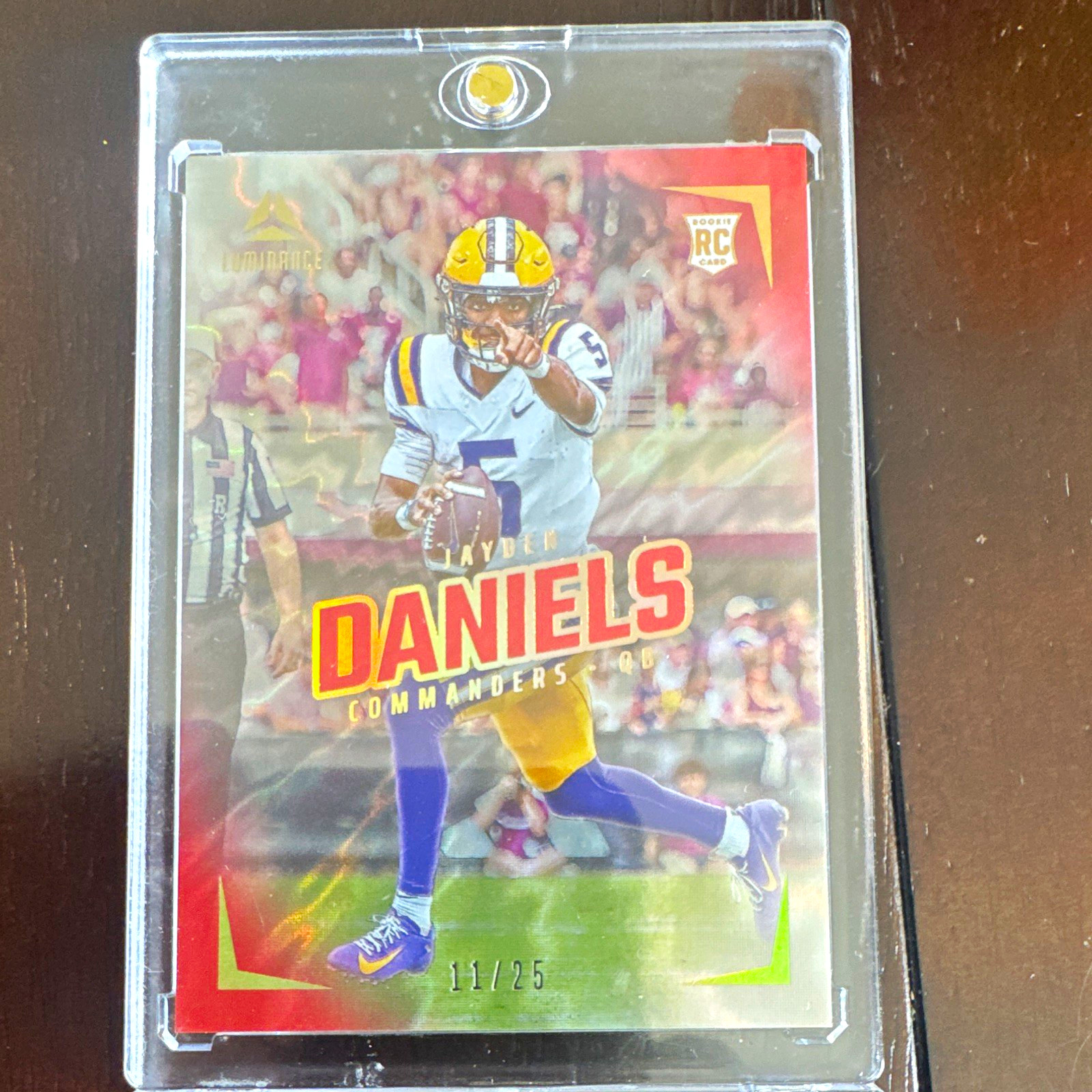 2024 Panini Luminance Jayden Daniels Washington Commanders RC #102 11/25